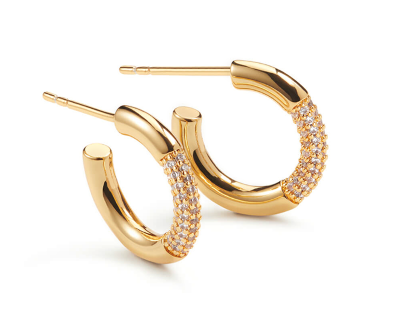 Bulk price 10 sample 40 Hoop Earrings 18K Gold Plated